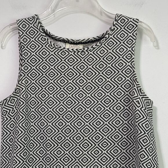 Deletta Anthropologie Sania Knit Tank S High Low Hem Sleeveless Top Summer - Picture 3 of 10